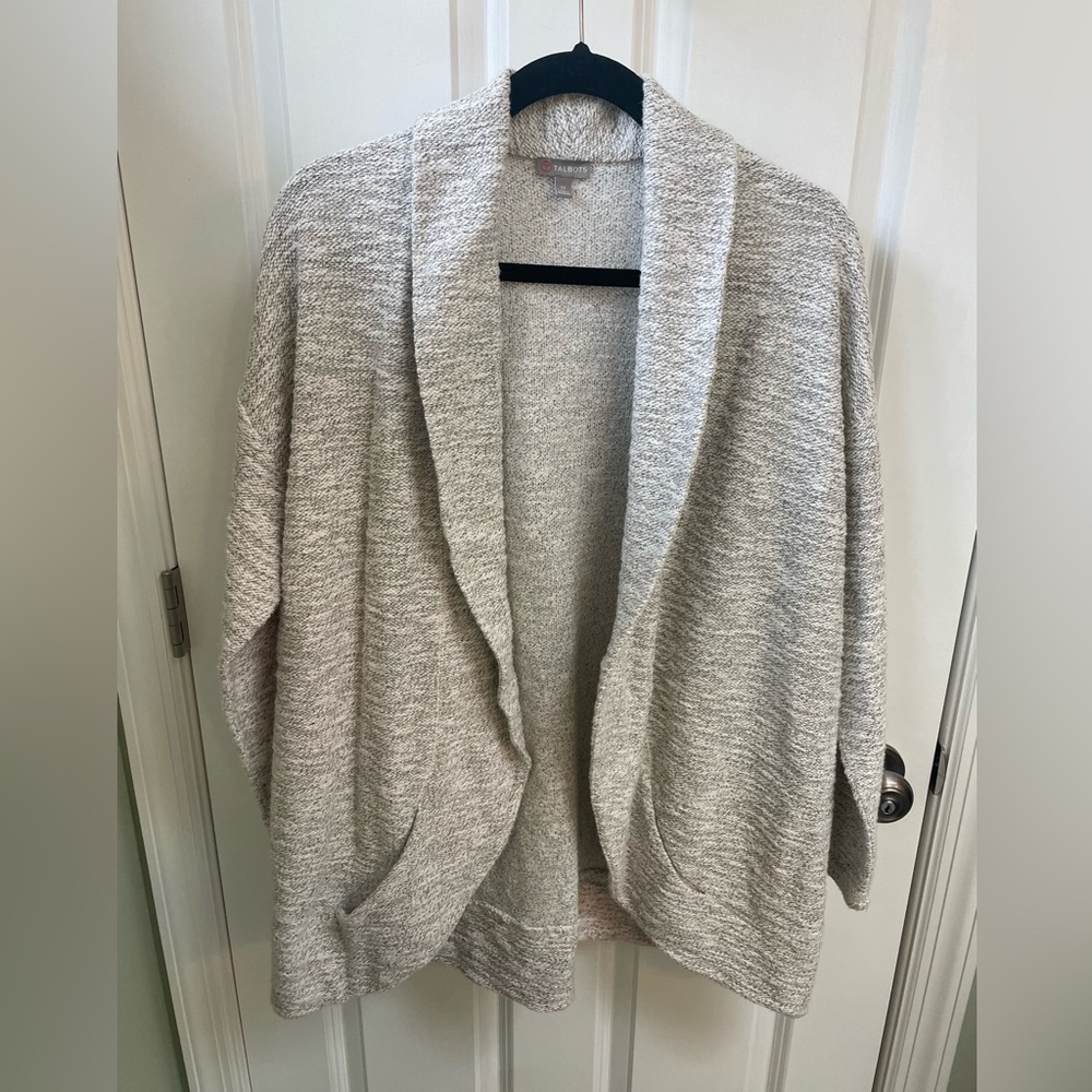 Talbots Women's Open Cardigan with Pockets